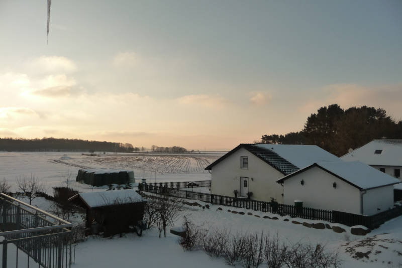Winterlandschaft am Loddiner Hoeft